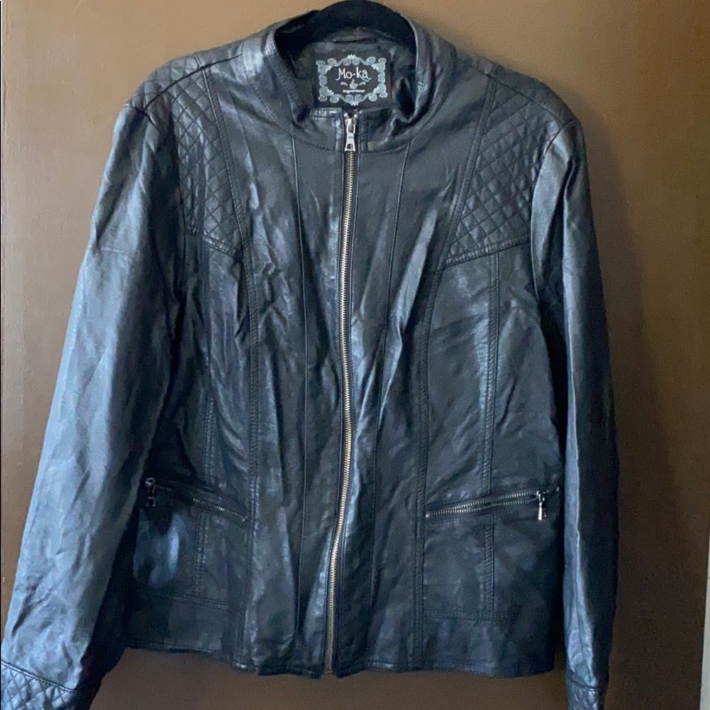 Leather jacket